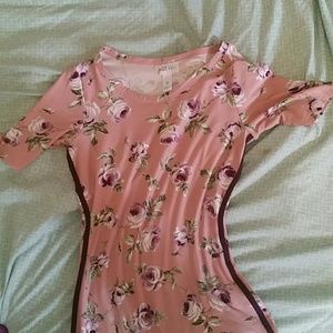 Just be rose print dress